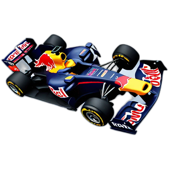 Red Bull formula 1 car emoji