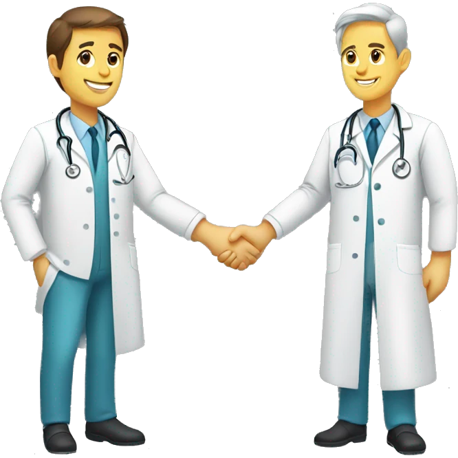 Doctor handshake AI emoji
