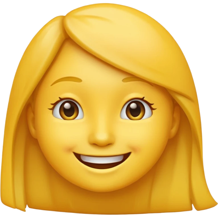 emoji smiling with joy, but only the side profile emoji