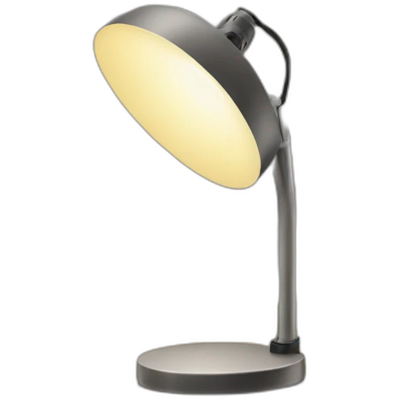 a desk lamp standing on a table emoji