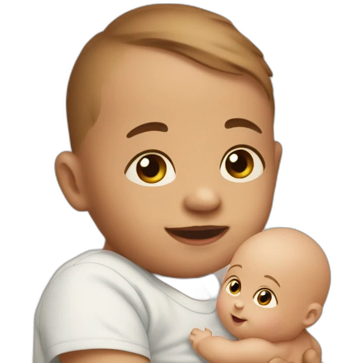 baby getting all the attention from people emoji