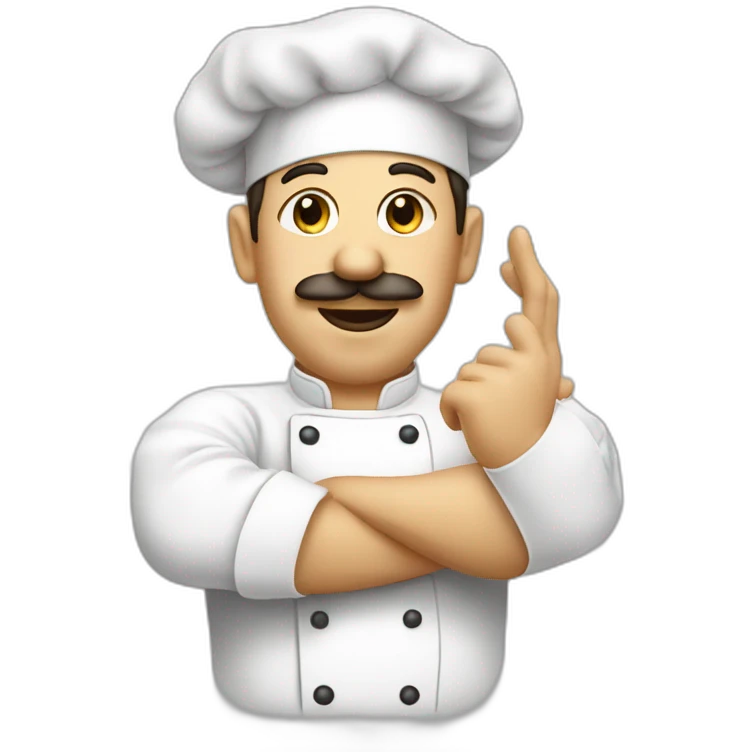 italian chef kissing fingers emoji