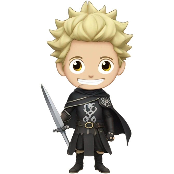 Asta Black Clover Emoji emoji