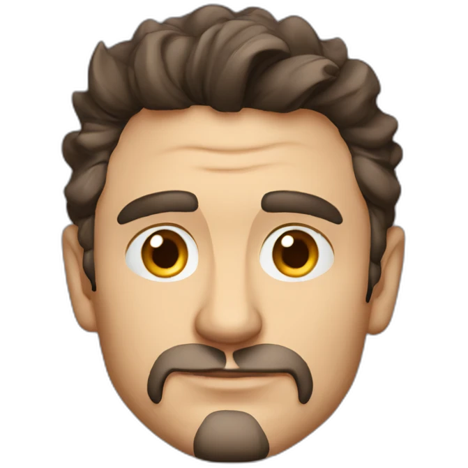 james franco serious cartoon wearing shirt emoji