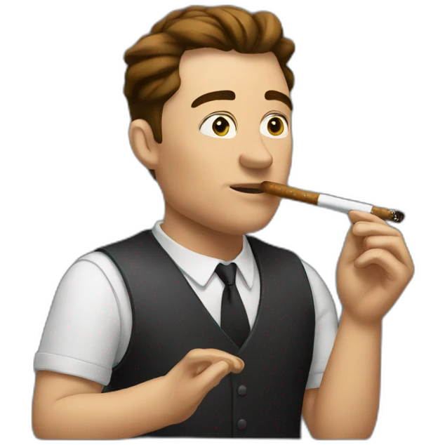 Elon smoking emoji