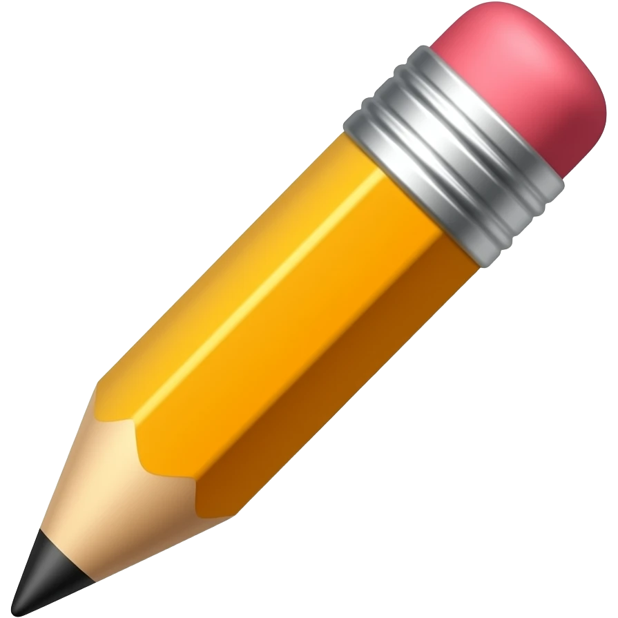 Pencil emoji