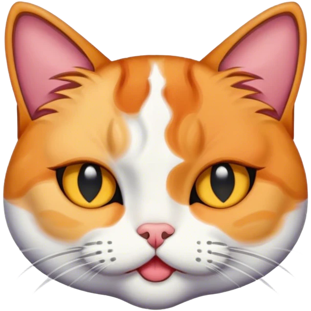 Gata cerrando un ojo emoji