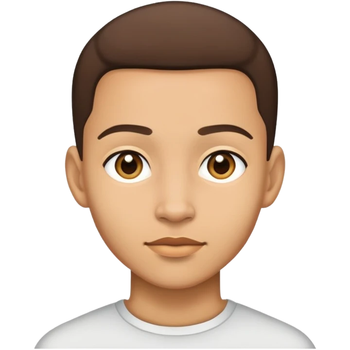 Lightskin face emoji