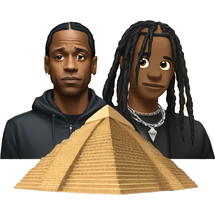 Pyramid and Travis scott emoji
