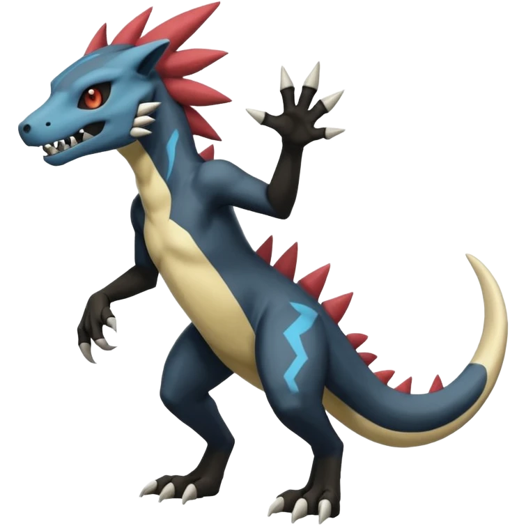 Salandit-Duskull-Marowak-Manectric-Zeraora-Fakémon-hybrid-creature (full body)  emoji