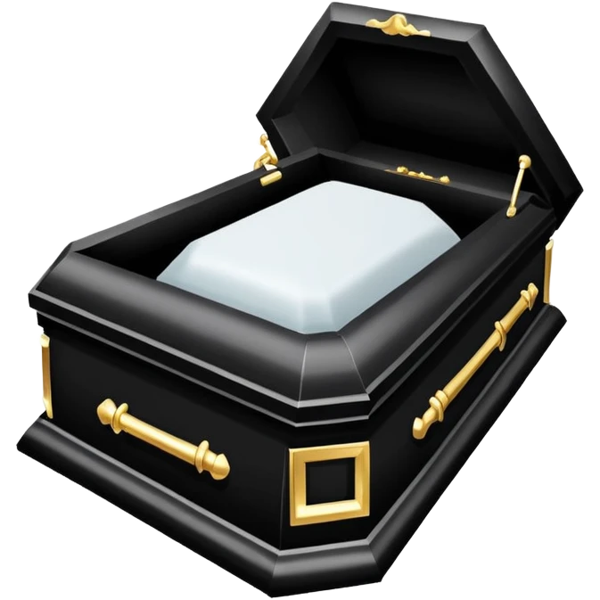 casket heing burried emoji