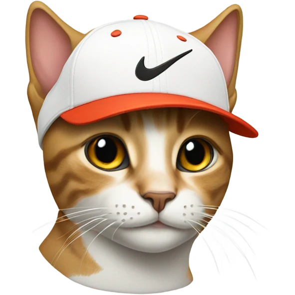 Cat wearing Nike  emoji
