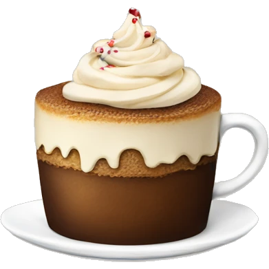 Coffee and cake emoji