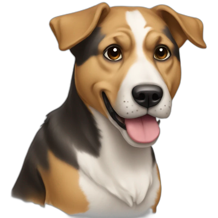 Chien qui fait pipi emoji