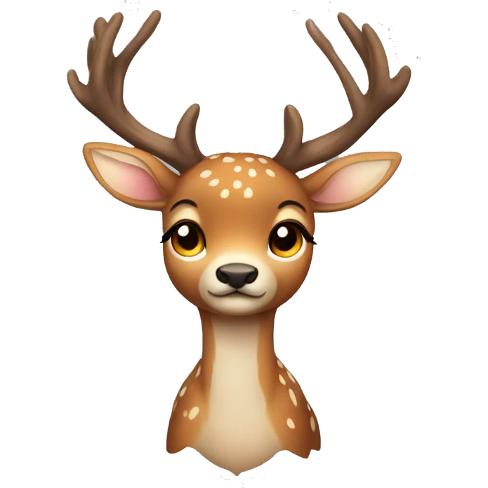 Cute deer emoji