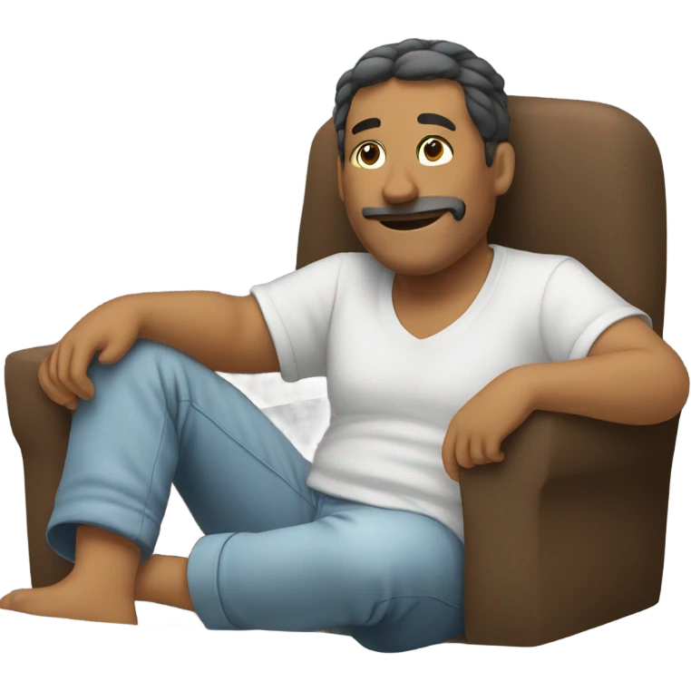 Sitting down relaxing  emoji