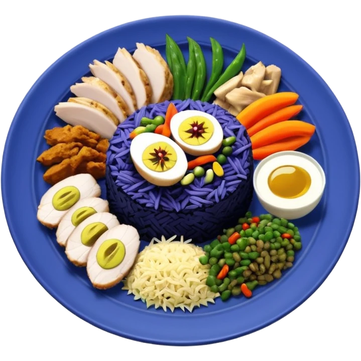 nasi kerabu emoji