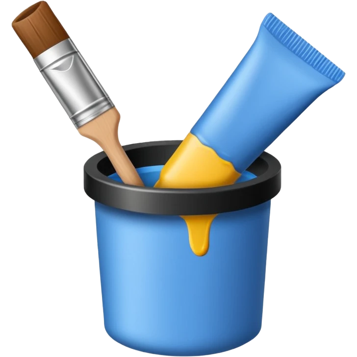 artist paint tube  emoji