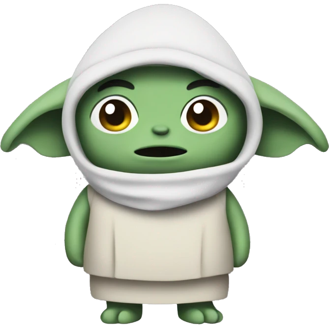 Grogu shrug emoji