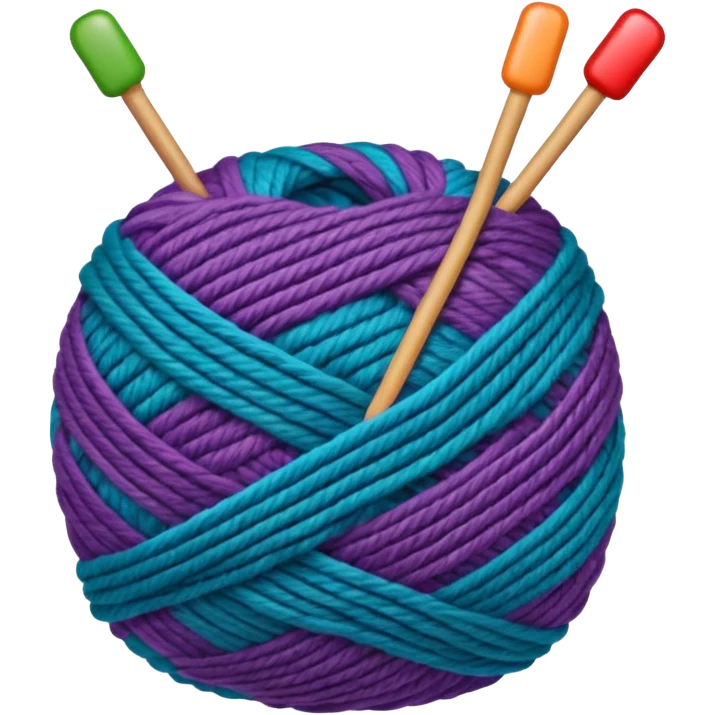 Knitting  emoji