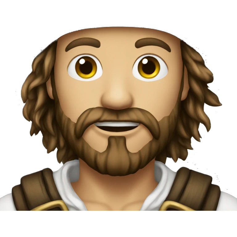 Pirate white emoji