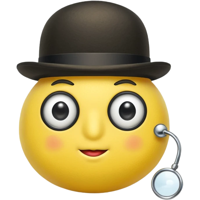 A lemon sporting a mini bowler hat and monocle.
































 emoji