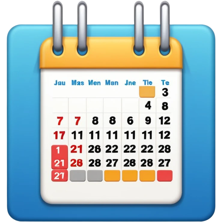 building calendar emoji