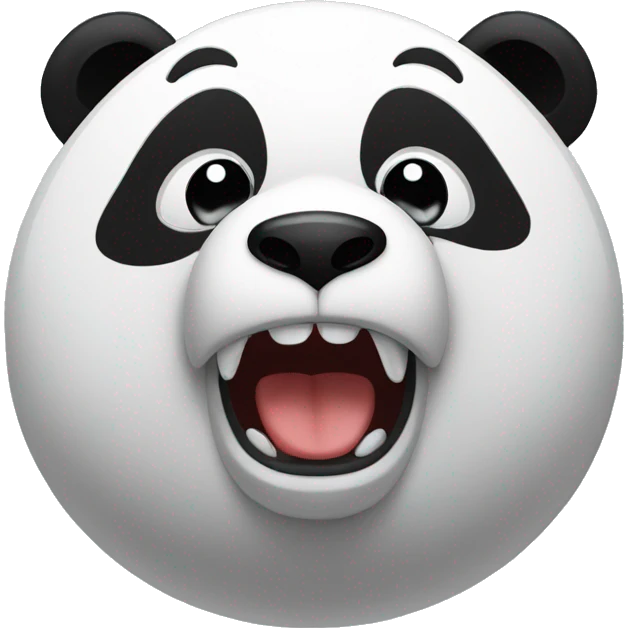 Panda holding his head in shock emoji