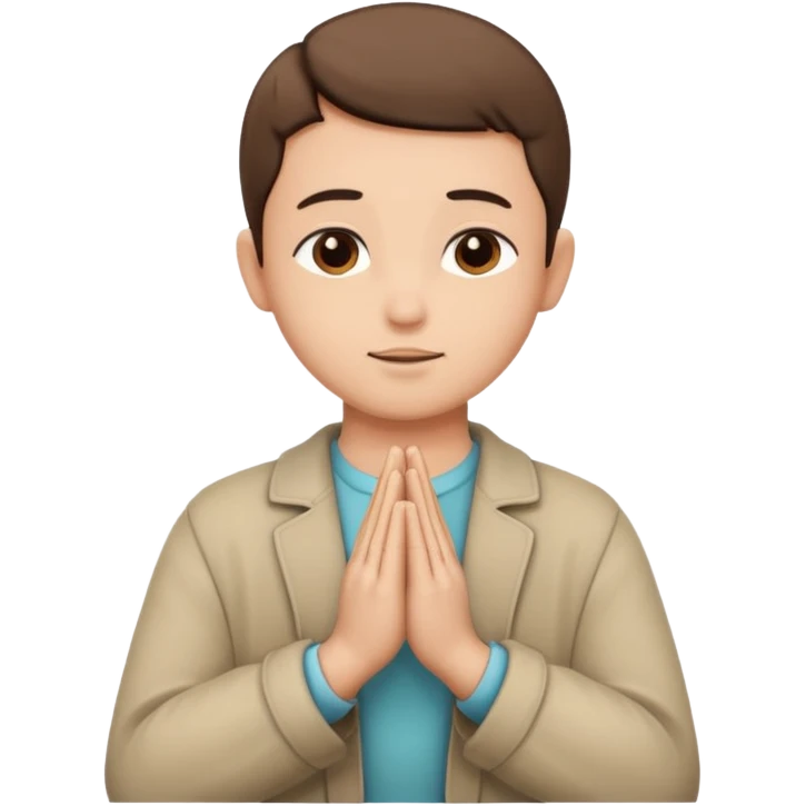 Create an emoji that reflects prayer (Islam) emoji