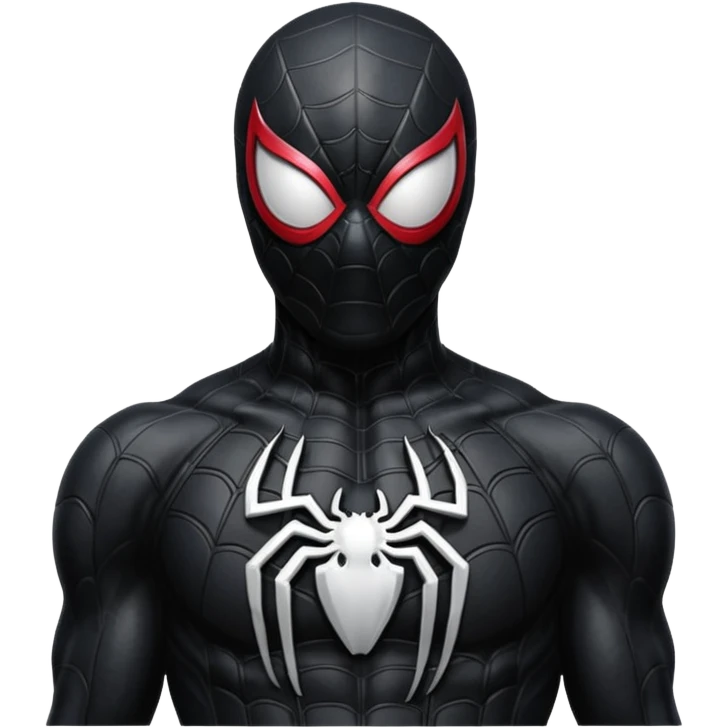 spiderman in a venom suite emoji