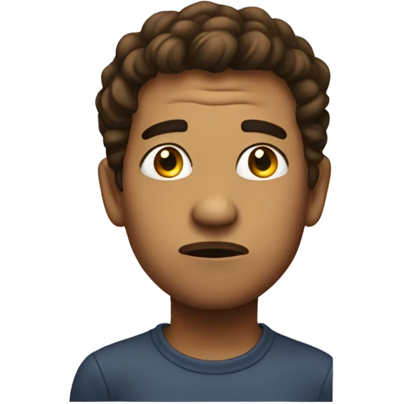 Side eye, awkward  emoji