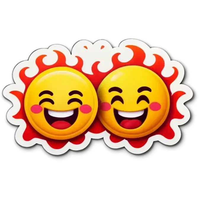 😂❤️‍🔥 emoji