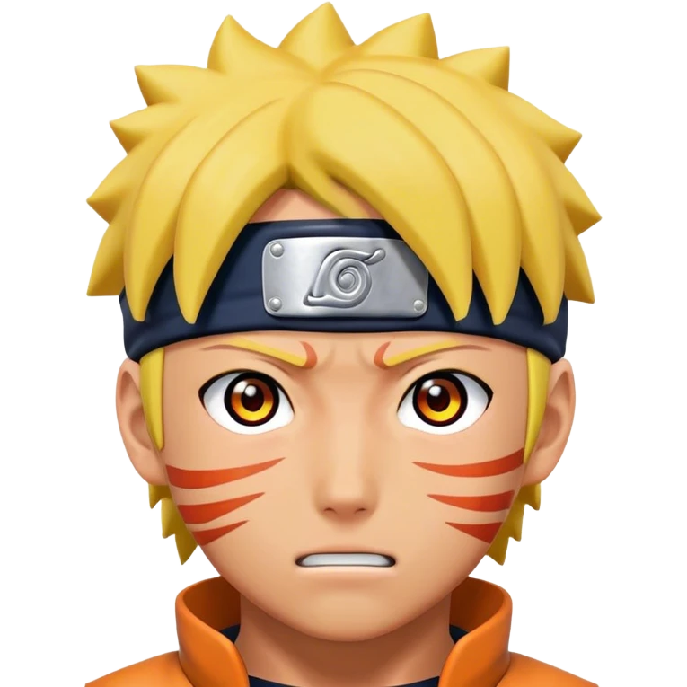 Naruto uzumaki head emoji