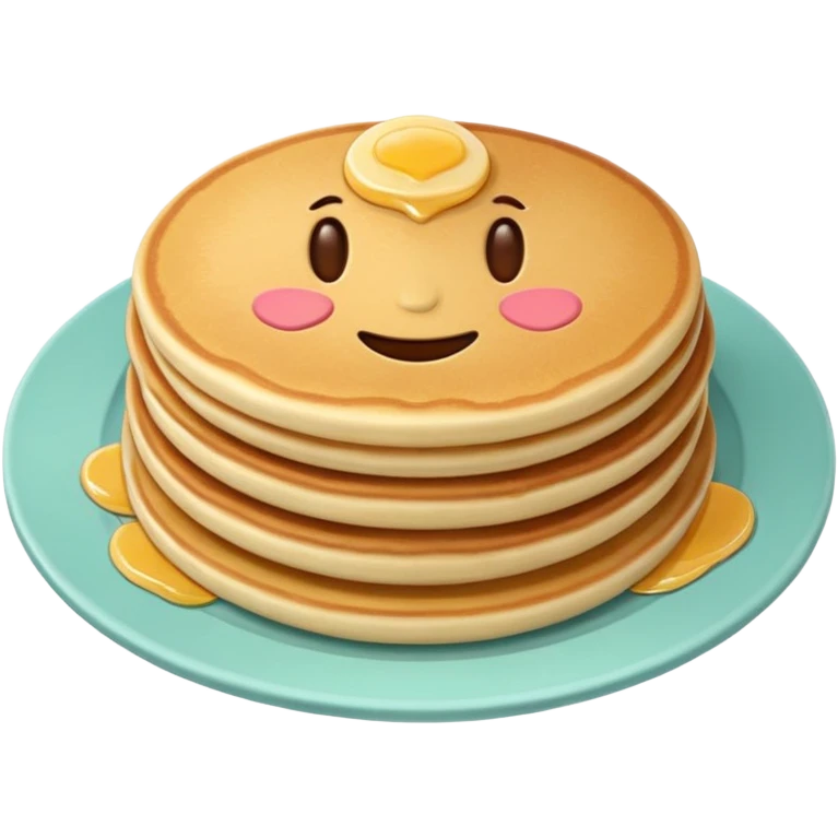 Vegetarian breakfast emoji icon, flat vector, minimal design, pastel colors, iOS emoji style, centered, transparent background, no eggs, no meat.” emoji