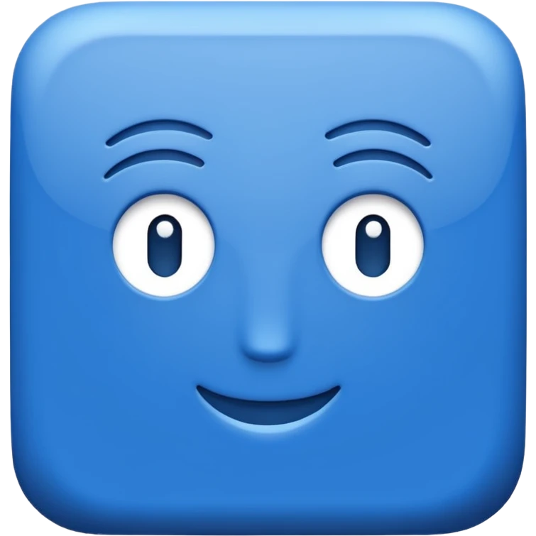 create  " MA " IN SQUARE SHAPE BLUE BACKGROUND emoji