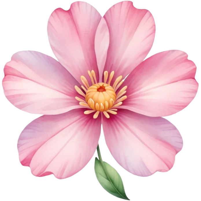 Pink Pastel Flower emoji