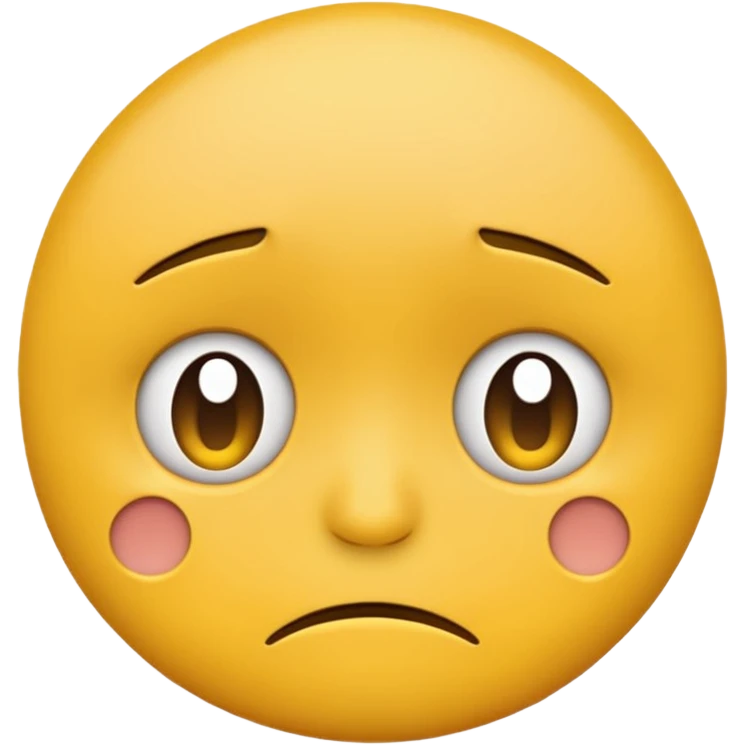 Sad face emoji emoji