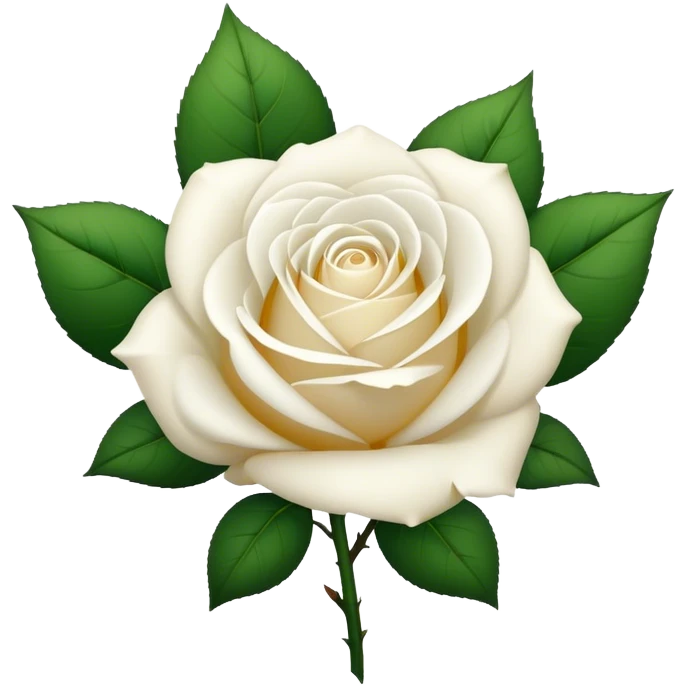 White rose emoji
