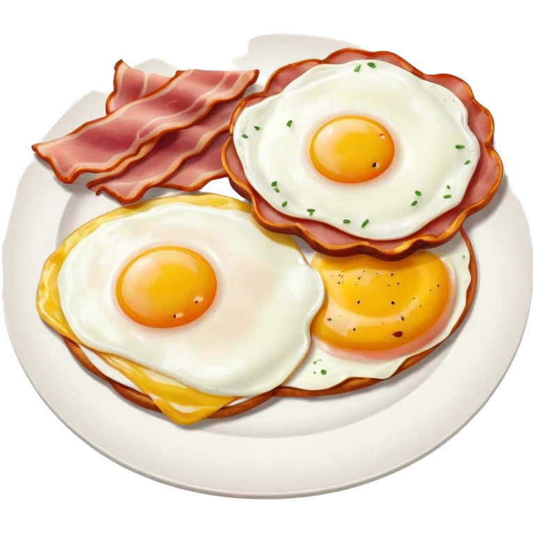 bacon eggs and ham emoji