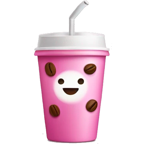 Pink coffe  emoji