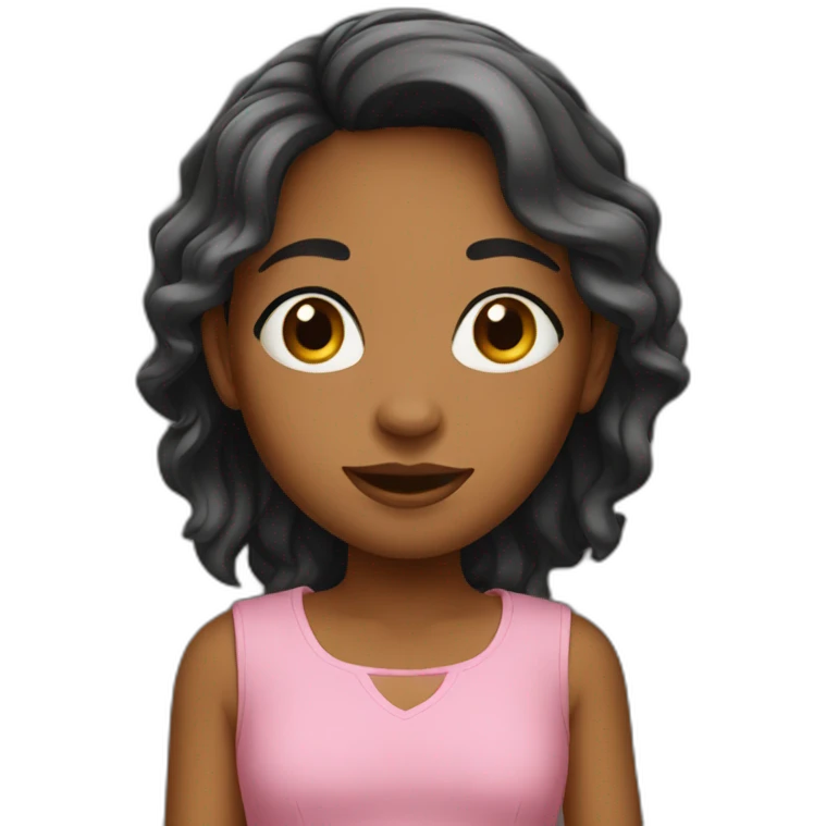 kenia girl emoji