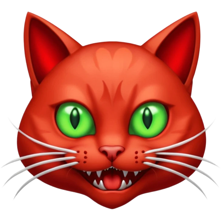  red vampire cat emoji