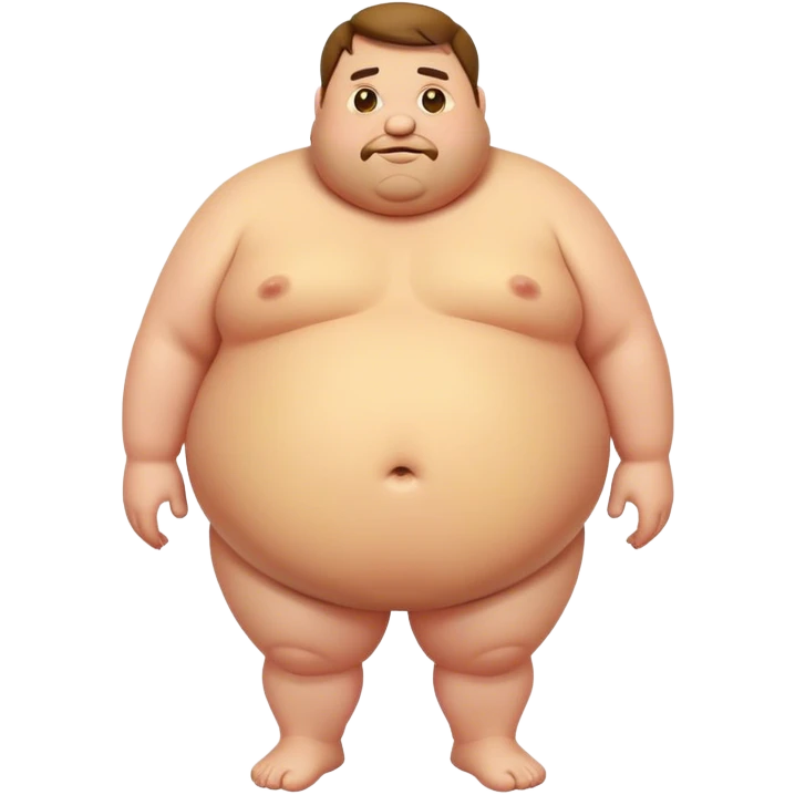 Fat guy  emoji