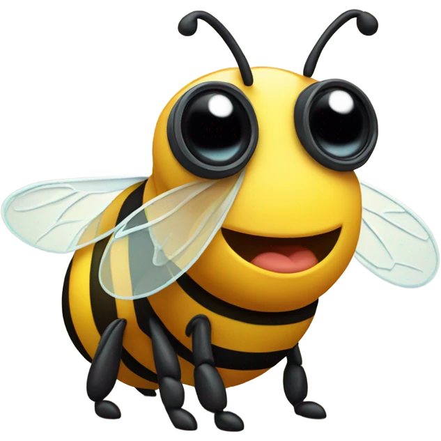 A sweet bee emoji
