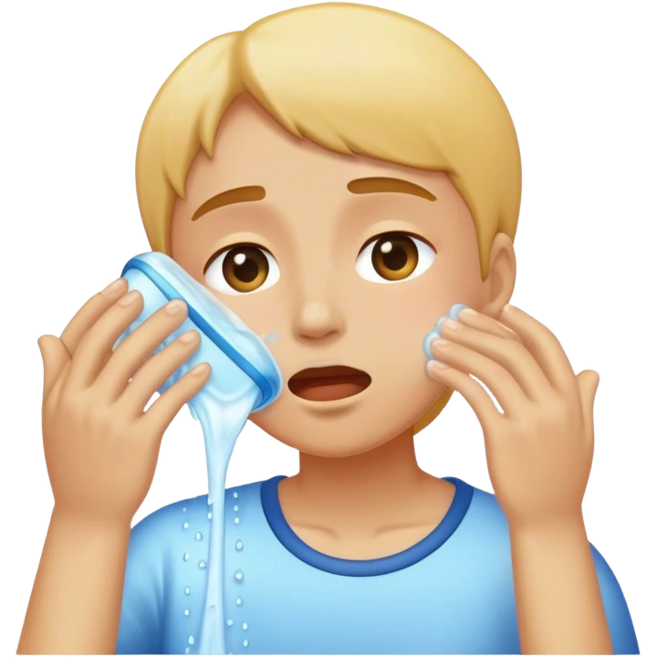 rinse face emoji
