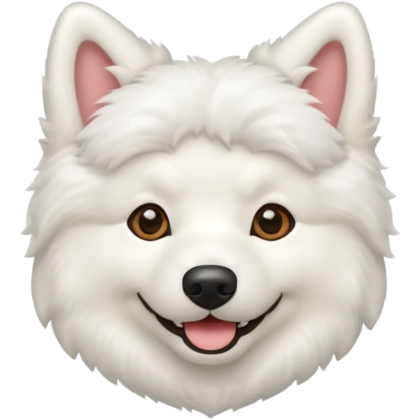Cute samoyed dog emoji