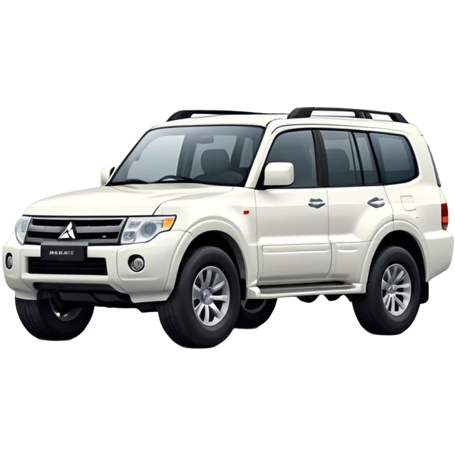 Mitsubishi Pajero - Mitsubishi (Model Year: 2021) (Iconic colour: White) emoji