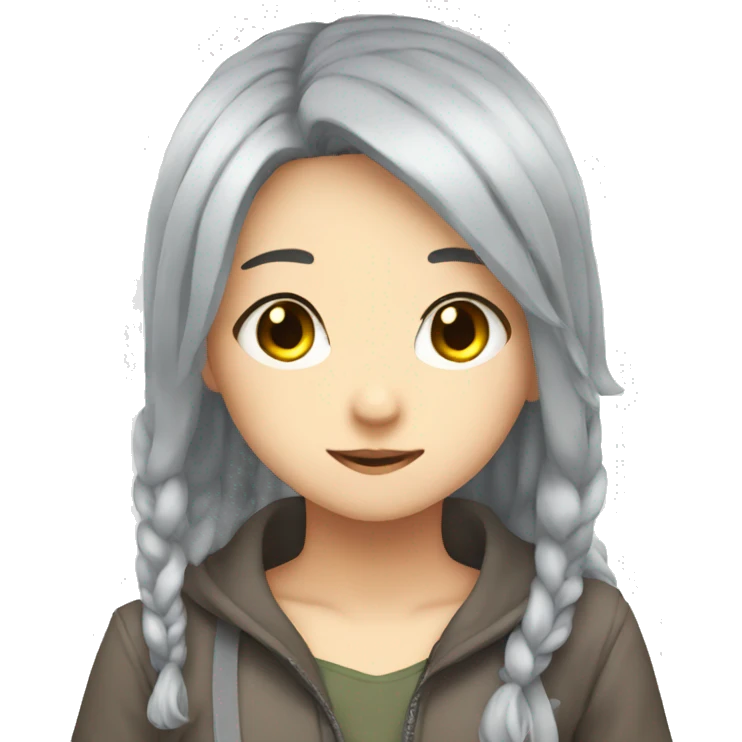 Anime girl emoji
