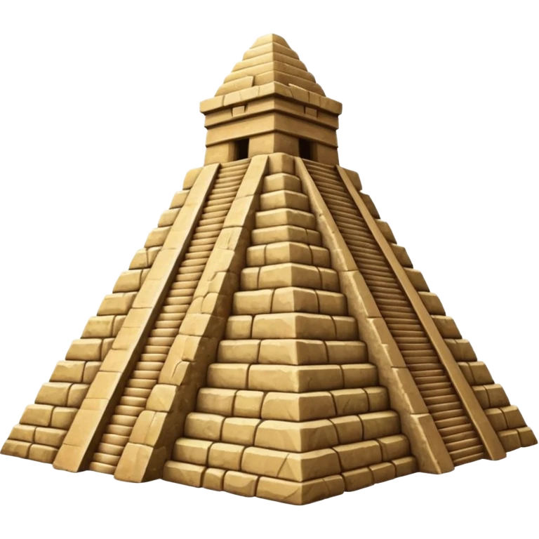 Mayan pyramid emoji
