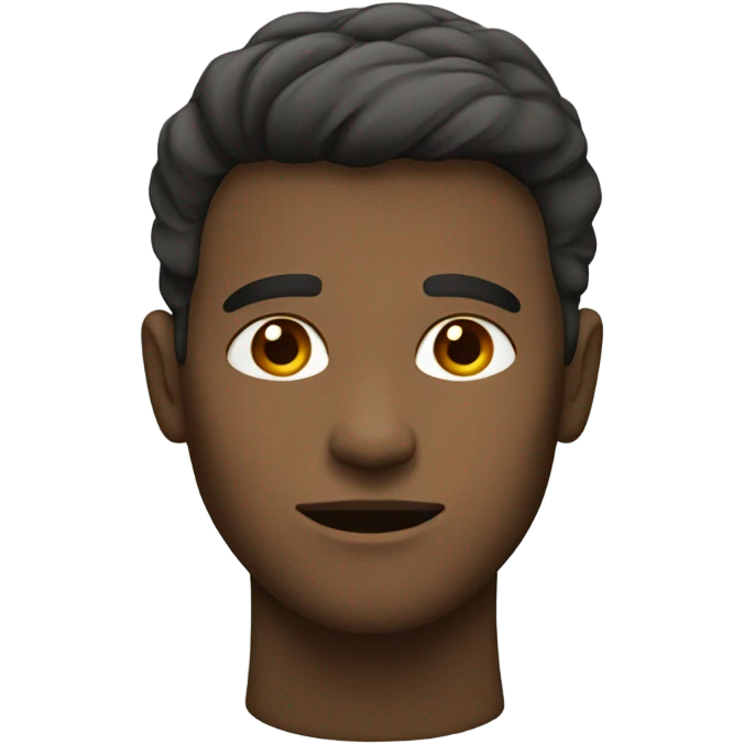 Person with sharp jawline  emoji
